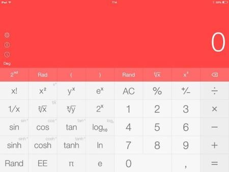 Calc One, una calculadora gratuita y potente para tu iPad