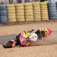 Marc Márquez ya es el piloto que más se ha caído del mundial de MotoGP pese a haber corrido dos carreras menos
