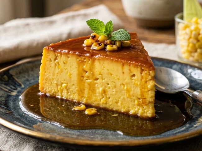 Cómo hacer un flan con 1 lata de elotes dorados y pocos ingredientes: queda cremosito y sin horno