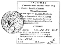 La Apostilla de la Haya
