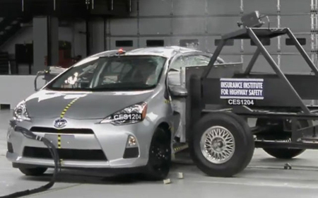 El Prius C logra la máxima puntuación en el test de impacto