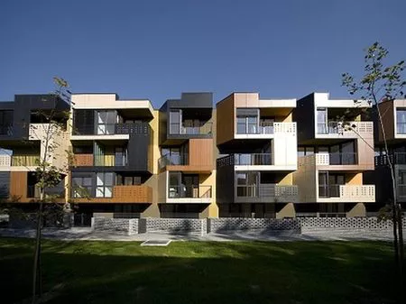 Apartamentos Tetris. Viviendas sostenibles en Eslovenia