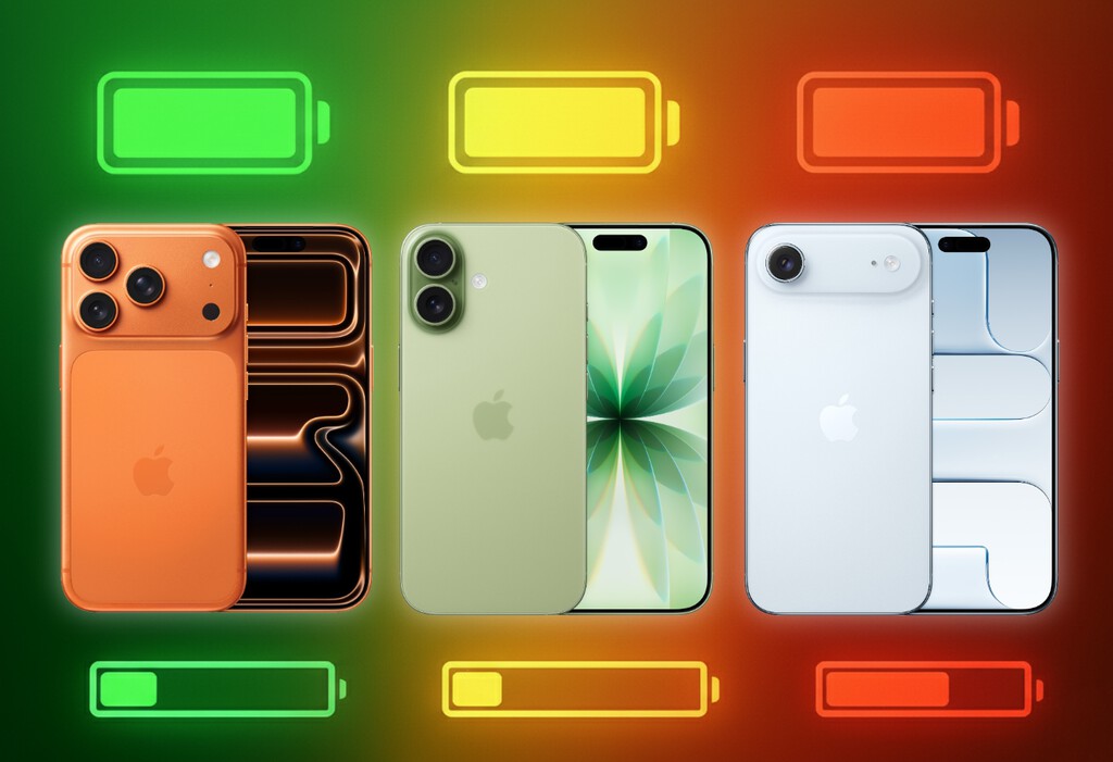 Ponen a prueba la batería de toda la gama iPhone 17. El modelo Air no es el que más dura, pero sí es la gran sorpresa 