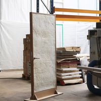 Las puertas de madera han quedado obsoletas. Han inventado unas hechas a base de hongos que resisten hasta el fuego 