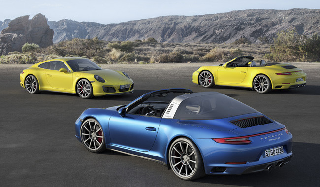 Porsche 911 Carrera 4 y 911 Targa 4 2016: los tracción total también se pasan al turbo