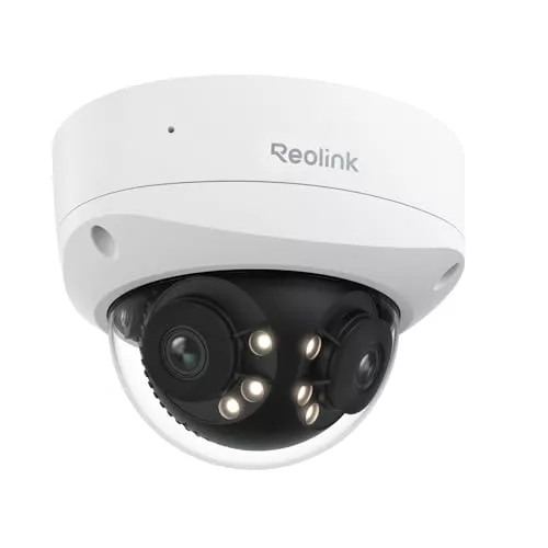 Reolink Cámara Seguridad Exterior PoE 16MP UHD 180° Panorámica, Duo 3V PoE
