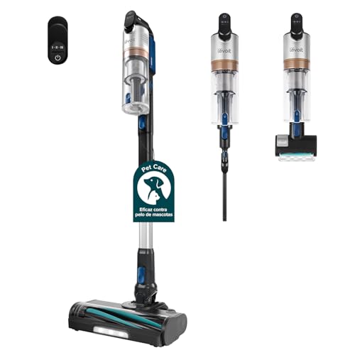 Levoit LVAC300 Aspiradora sin Cable para Mascota, Mini Cepillo Turbo, HEPA