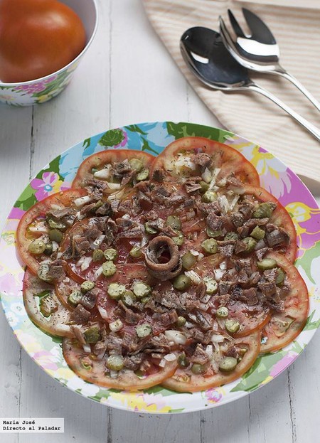 Carpaccio de tomate: receta ultra rápida para cuidarse de cara al verano