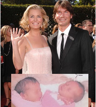 Las gemelas de Rebecca Romijn y Jerry O'Connell