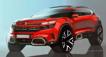 El Citroën C5 Aircross estará en el Salón de Shanghái, aunque ya se ha filtrado