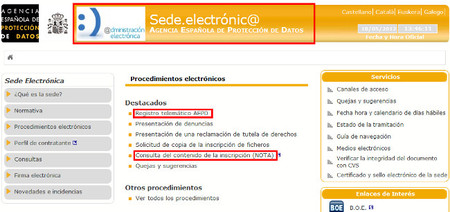 La AEPD abre su sede electrónica para facilitar trámites a empresas y ciudadanos