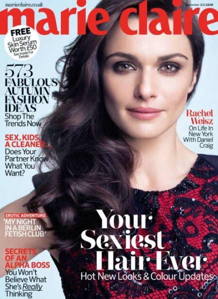Rachel Weisz encantadísima de conocerse en la portada de Marie Claire