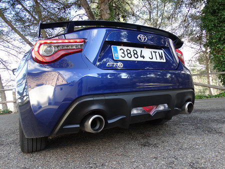 Trasera Prueba Toyota Gt86 Detalles Exteriores