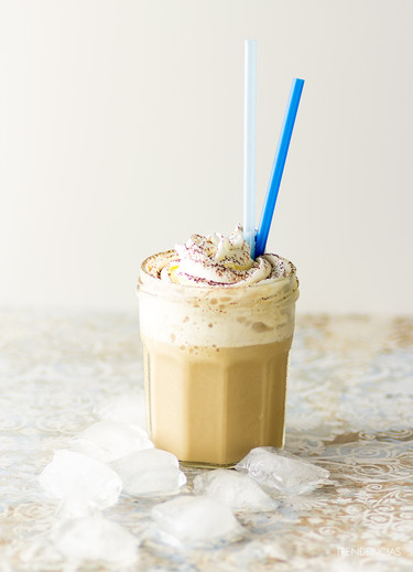 Café cremoso helado. Receta para hacer tus sobremesas más refrescantes