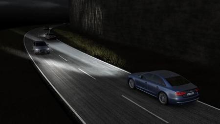 Audi incorporará en el A8 el sistema LED Matrix en 2014
