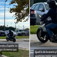 Fernando Alonso se harta de un paparazzi en moto y se queja a la DGT: "Lo poco que vengo a España y menos que vendré"