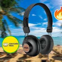 Mercado Libre deja estos audífonos House of Marley con una oferta histórica de escándalo