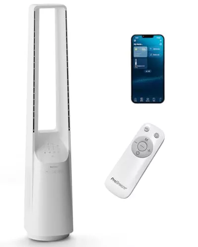 Pro Breeze Ventilador de Torre Inteligente sin Aspas de 101 cm