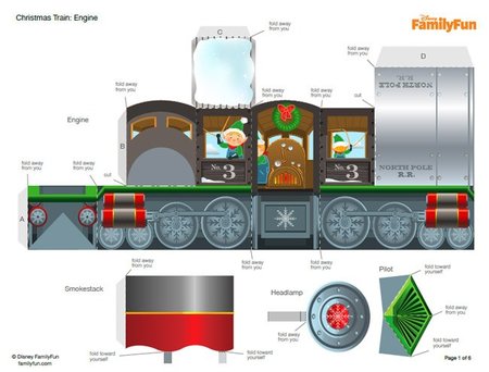 El Tren de los elfos de Navidad