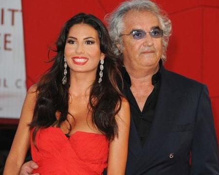 Flavio Briatore y Elisabetta Gregoraci se convierten en papás