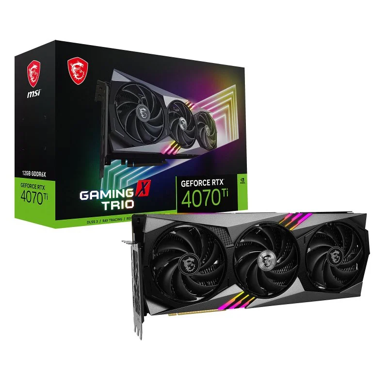 MSI GeForce RTX 4070 Ti GAMING X TRIO 12GB GDDR6X DLSS3
