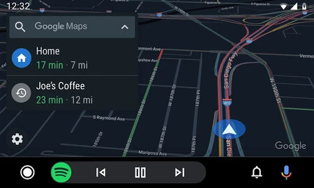 Google マップ Android Auto