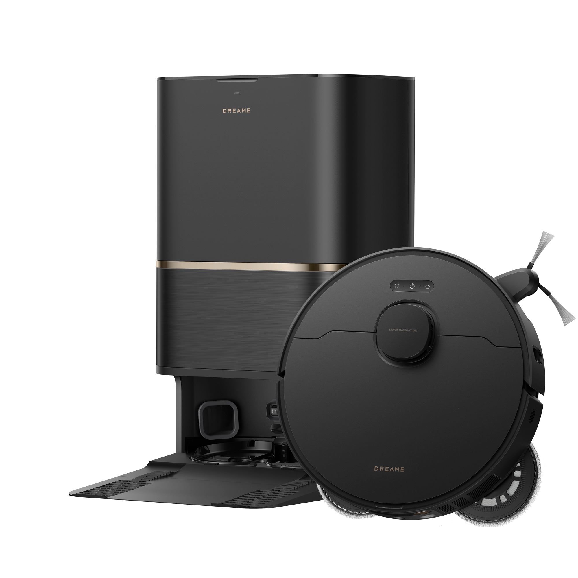 Robot Aspirador Dreame L50 Ultra AE. Potente succión Vormax de 28.000 Pa, sistema de autolimpieza de las mopas ThermoHub, placa de lavado AceClean DryBoard que gestiona la autolimpieza. Precio original: 599€.
