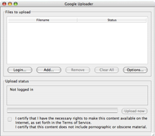Google Vídeo Uploader, subiendo vídeos desde su cliente oficial