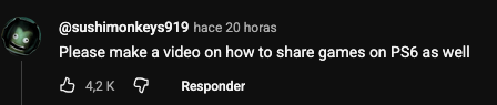 compartir juegos PS6