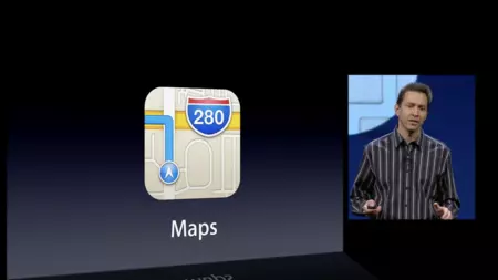 Momento de la presentación de Apple Maps Momento de la presentación de Apple Maps