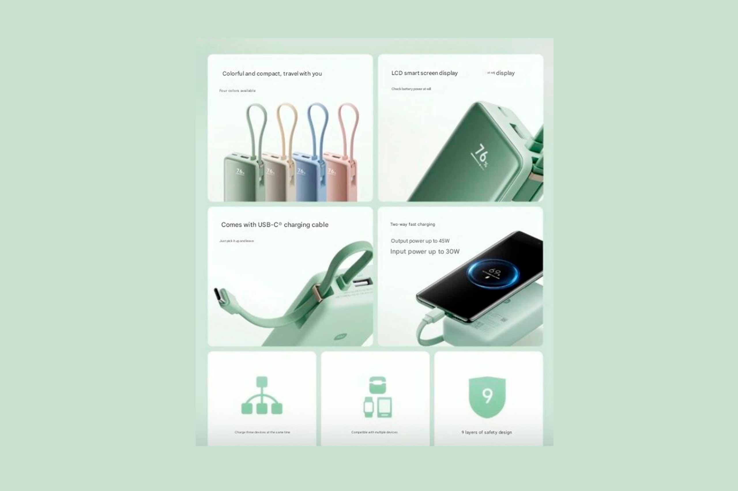 Powerbank Xiaomi 45w 1