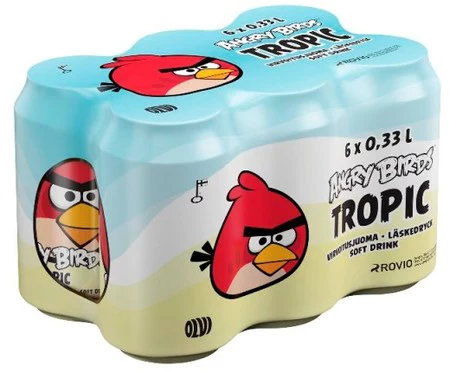 Angry Birds, una bebida que dará mucho juego