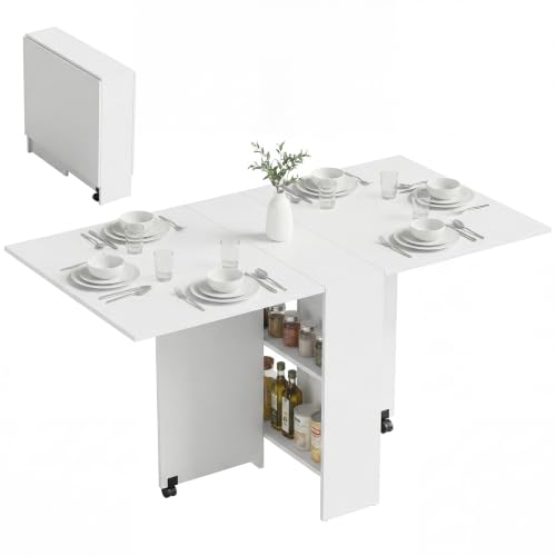 HOMCOM Mesa Plegable de Comedor