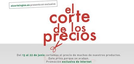 El Corte Inglés le hace un 'corte' a los precios