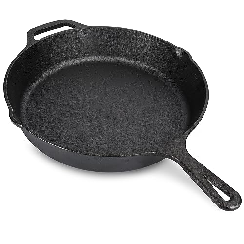 Navaris Sartén de Hierro Fundido -  25 CM