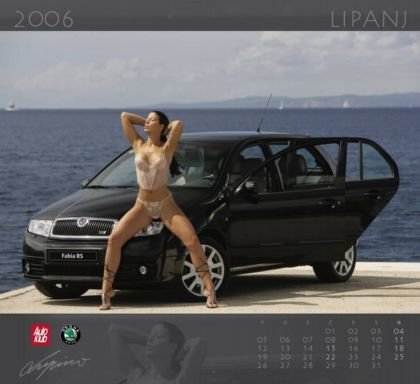 Calendario Skoda Junio 2006