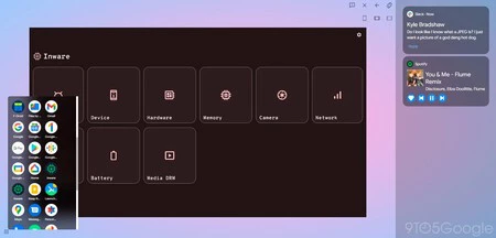 Chromebook の Android 13 画面。画像は9to5Googleより