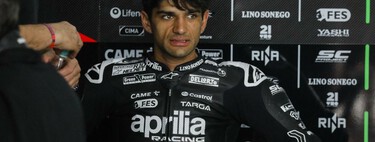Jorge Martín se ha roto la mano derecha y el pie izquierdo en su primer día con Aprilia tras una espeluznante caída 