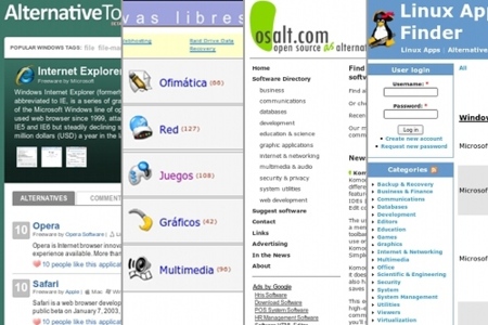 4 buenos sitios para buscar alternativas a programas