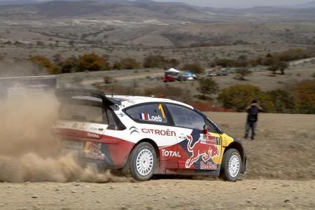 Sébastien Loeb es líder en el ecuador del Rally de México