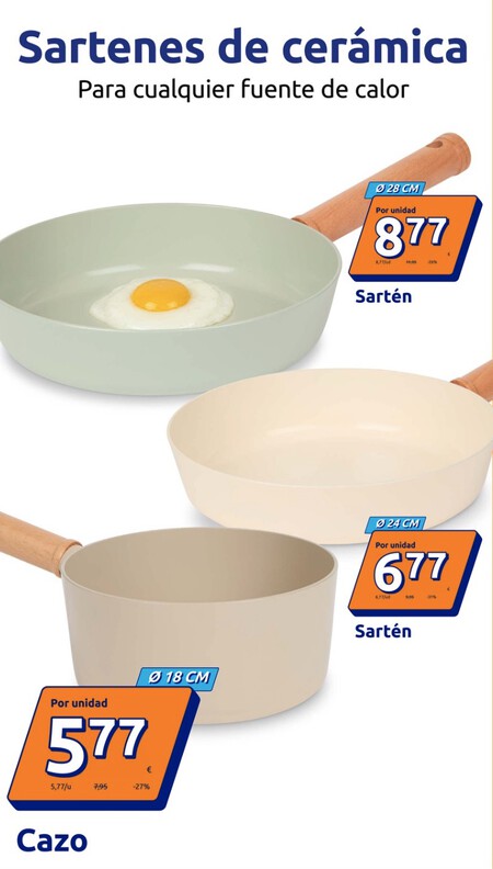 Sartenes Y Cazos Tono Pastel Aldi