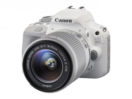La DSLR más pequeña y ligera, la EOS 100D de Canon, acaba de salir en color blanco