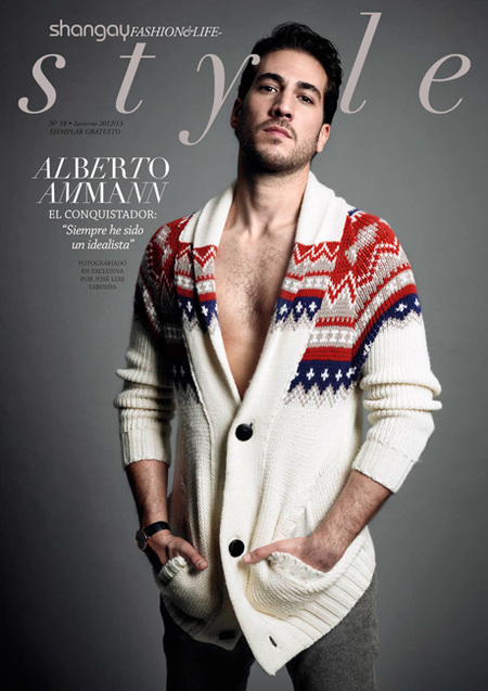 Alberto Ammann, nunca una chaqueta de lana sentó tan bien