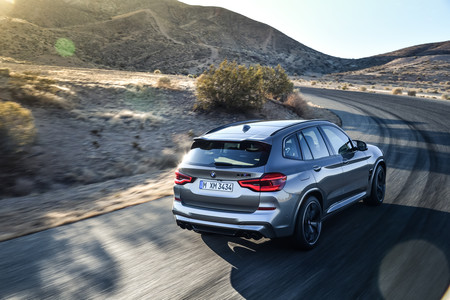 BMW X3 M 2020 trasera superior