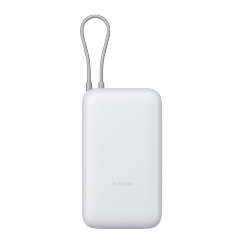 Xiaomi 22.5W Power Bank 20000mAh (Integrated Cable) Gris Claro