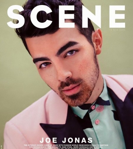 ¡Míra tú qué mono Joe Jonas luciendo barbita para la revista Scene!
