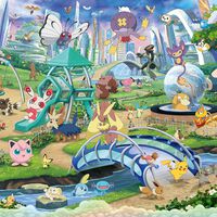 Este puzle oficial de Pokémon de 40.000 piezas es tan absurdamente gigante que vas a tener que salirte de tu casa para montarlo 