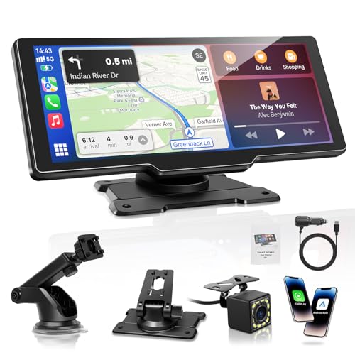 Carpeer Pantalla Carplay Coche para A-pple & Android Auto