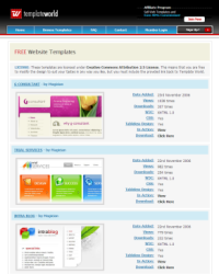 Template World ofrece plantillas web con licencia CC