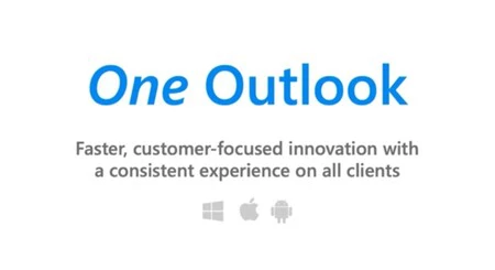 Outlook の親指 1 つ